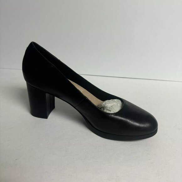 Clark’s Womens Bayla Skip Pump Heel Black Size 10 M - Picture 2 of 6